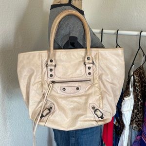 Authentic Balenciaga Motorcross Classic Afternoon Tote